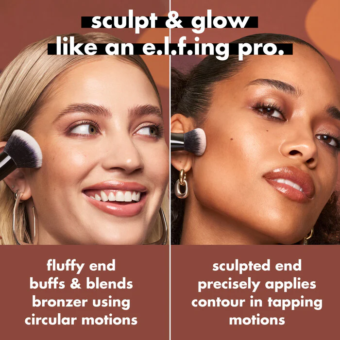 Liquid Bronzer & Contour Duo Brush - Image 3